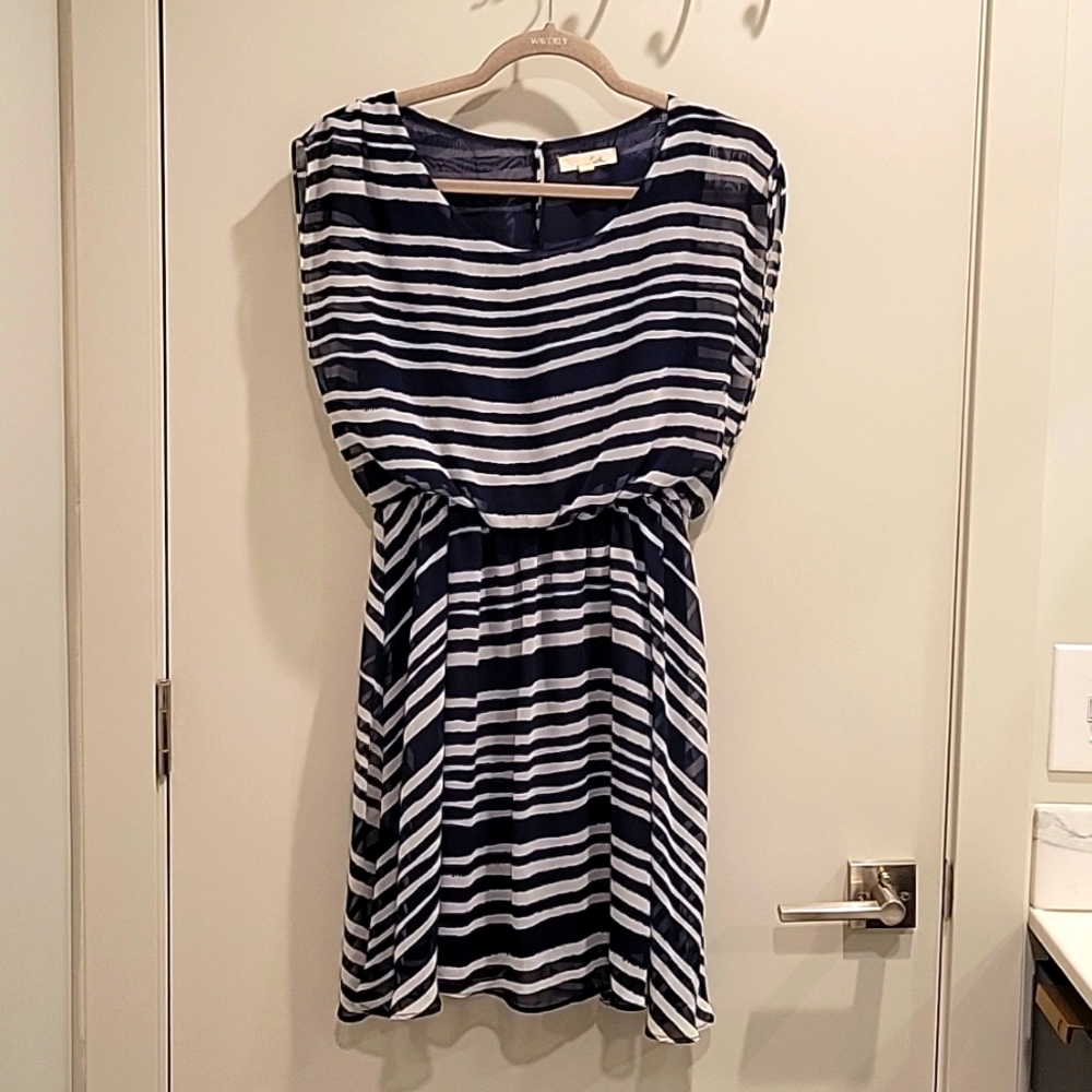 Gathered waist dress by Lush
